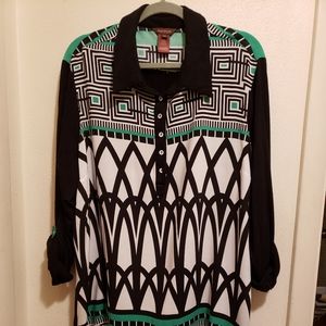 Women's Plus Size Tunic by Multiples, Sz 3X